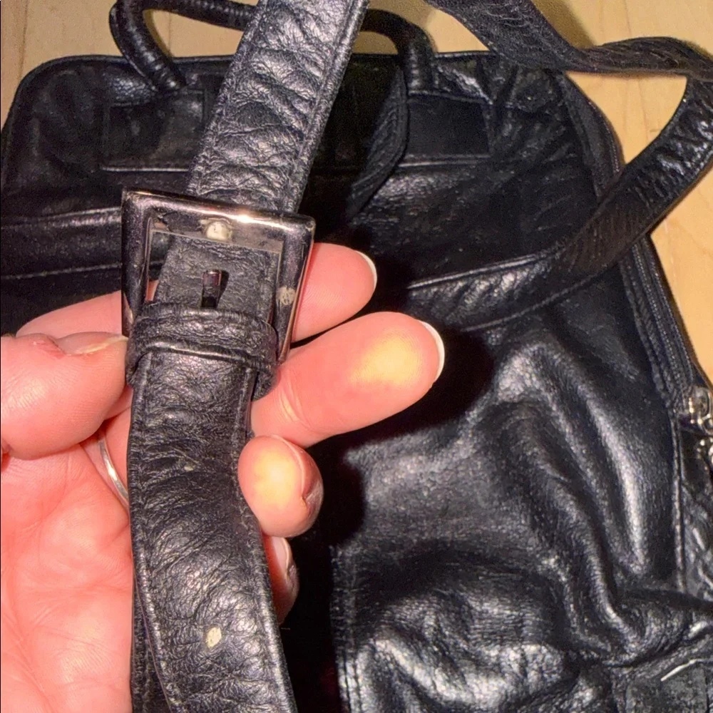 ✨ Pelle Studio Genuine Leather Mini‎ Backpack Purse - Buttery Soft Black ✨